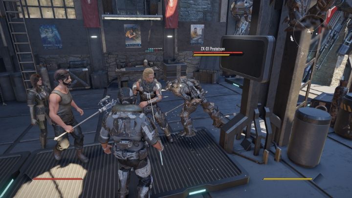 Misja jest bardzo krótka, bo tuż po uruchomieniu prototypu, maszyna zaatakuje pobliskie postacie - Elex 2: Test prototypu ZX-01 (Carakis) - solucja, opis przejścia - Elex 2 - poradnik do gry