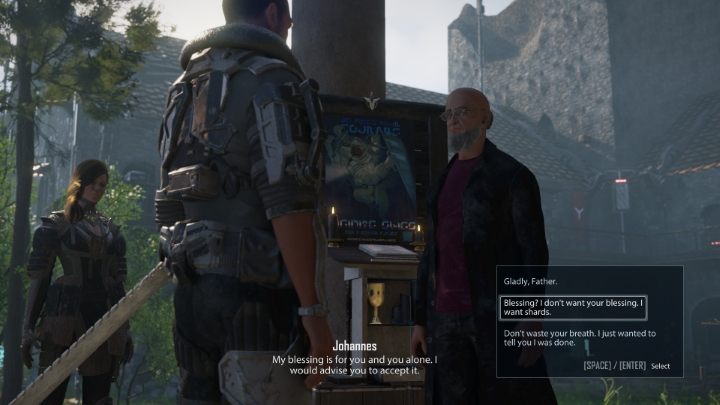 Po powieszeniu obu ulotek, wracajcie do Johannesa - Elex 2: Słowa wiary (Carakis) - solucja, opis przejścia - Elex 2 - poradnik do gry