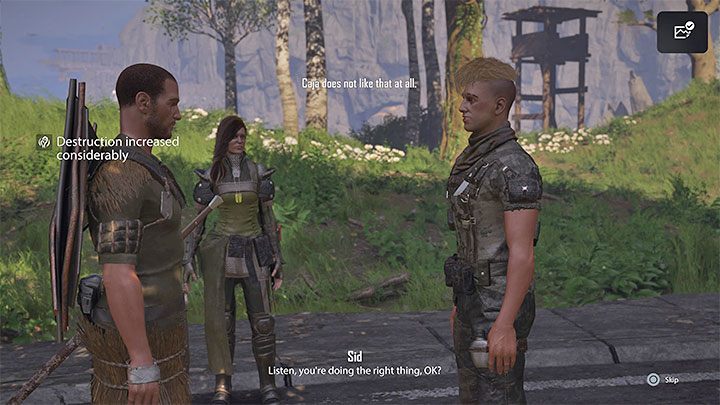 Zniszczenie może przyczynić się do utraty któregoś z towarzyszy, przy czym jest to skrajny przypadek - Elex 2: Zniszczenie (Destruction) - system reputacji - Elex 2 - poradnik do gry