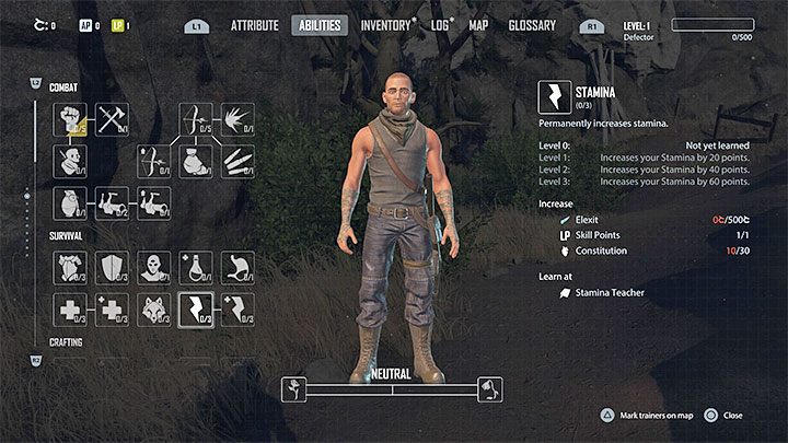 Oprócz dbania o wydłużanie paska zdrowia nie powinniście też zapominać o wytrzymałości - Elex 2: Najlepsze umiejętności na start - Elex 2 - poradnik do gry