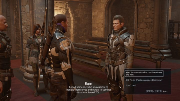 Po rozmowie z Violą ponownie porozmawiajcie z Hagenem - Elex 2: Obowiązki piechura - solucja, opis przejścia. Albowie czy Klerycy? - Elex 2 - poradnik do gry