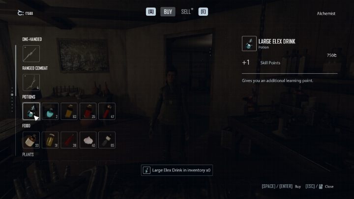 Duży napój elexowy (Large Elex Drink) dodaje 1 punkt umiejętności - Elex 2: Napoje elexowe - małe, średnie i duże elex drinki - Elex 2 - poradnik do gry