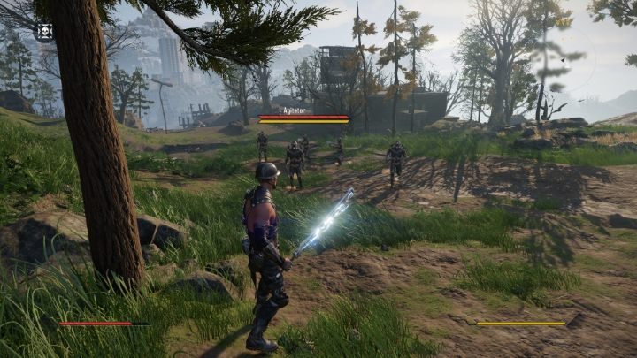 Agitatorzy potrafią atakować z dystansu, a gdy się do nich zbliżycie, przełączą się na walkę w zwarciu - Elex 2: Wrodzy zwiadowcy - solucja, opis przejścia - Elex 2 - poradnik do gry