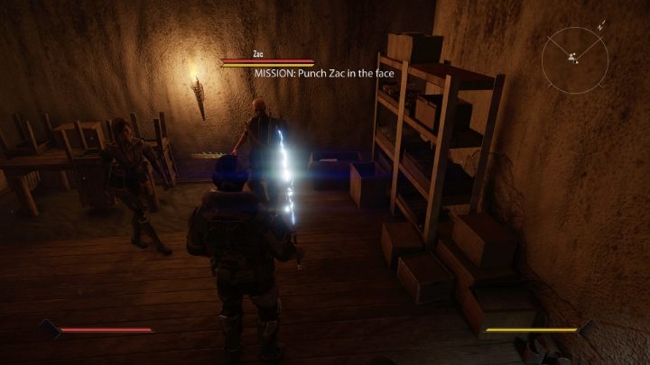 W środku rozpocznijcie rozmowę z Pętakiem - po chwili do dialogu dołączy Zac - Elex 2: Złodziejaszek (Ateris) - solucja, opis przejścia - Elex 2 - poradnik do gry