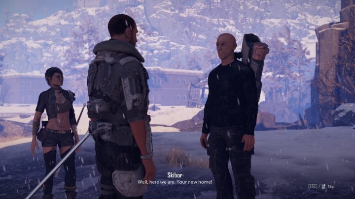 Po kilku minutach dotrzecie do głównego wejścia siedziby Albów, a misja Odprowadź Skibora do Depozytorium w Elex 2 zostanie zakończona - Elex 2: Odprowadź Skibora do Depozytorium (Ateris) - solucja, opis przejścia - Elex 2 - poradnik do gry