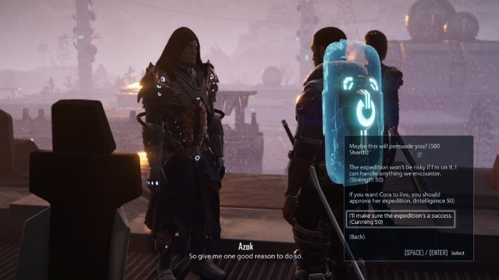 Pierwszym celem jest przekonanie Azoka do wydania przepustki - Elex 2: Zabroniona ekspedycja Kory (Ignadon) - solucja, opis przejścia - Elex 2 - poradnik do gry