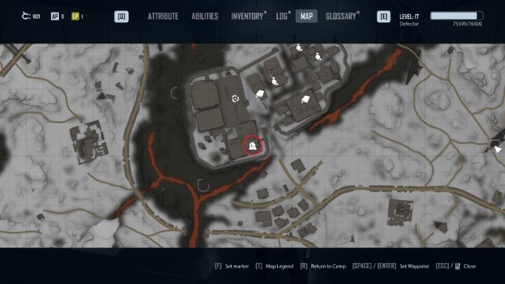 Zadanie rozpoczyna się u Irissy przebywającej w Depozytorium - budynek został oznaczony na powyższym obrazku - Elex 2: Dochodzenie z Albami (Ignadon) - solucja, opis przejścia - Elex 2 - poradnik do gry