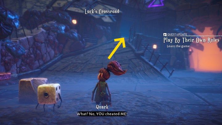 Szukajcie w pobliżu Fourmans Arenas - Lost in Random: Lost in Random (Fourburg) - solucja, opis przejścia - Lost in Random - poradnik do gry