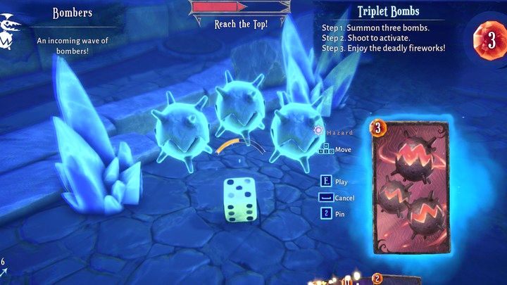 Bomby nie wybuchają od razu po ustawieniu, więc możecie zebrać energię, kiedy będziecie potrzebowali - Lost in Random: Lost in Random (Fourburg) - solucja, opis przejścia - Lost in Random - poradnik do gry