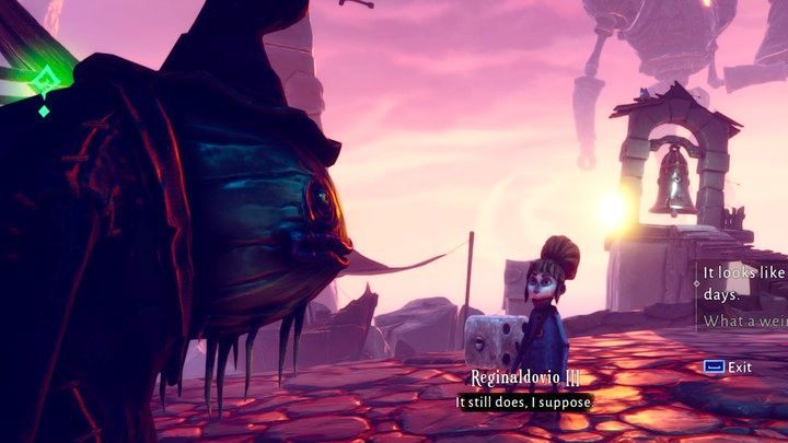 Reginaldovio III znajdziesz na rynku (Threedom Town Square) - Lost in Random: Give Greta a Ring (Threedom) - solucja, opis przejścia - Lost in Random - poradnik do gry