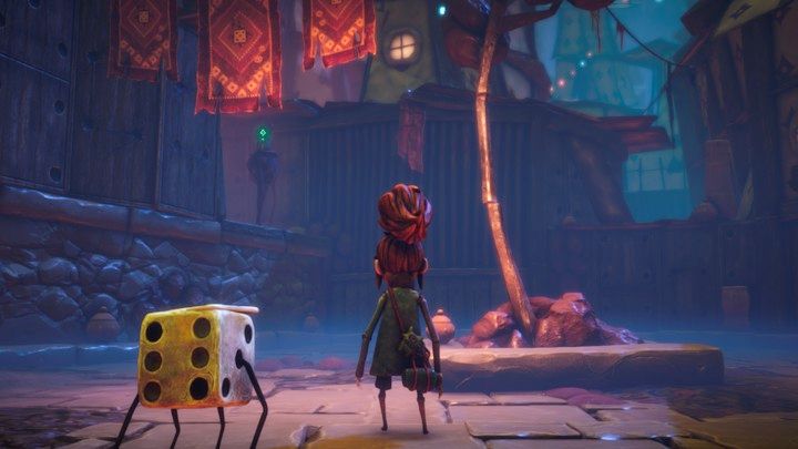 Cofnijcie się na miejsce startu poziomu i przejdźcie na Quadruple Saints Street - Lost in Random: Even Odds (Fourburg) - solucja, opis przejścia - Lost in Random - poradnik do gry