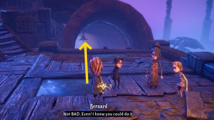 Przechodząc koło dzieci, możecie zejść do kanału i dotrzeć do drugich drzwi prowadzących do Waszego domu - Lost in Random: Bedtime Stories (Onecroft) - solucja, opis przejścia - Lost in Random - poradnik do gry