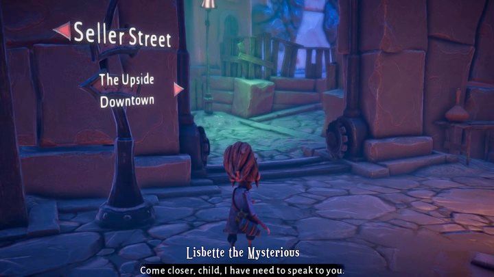 Po przejściu przez zamkniętą wcześniej bramę, spotkacie Seemorea - Lost in Random: A Tale of Two Towns (Two Towns) - solucja, opis przejścia - Lost in Random - poradnik do gry