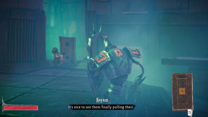 Na arenie zmierzycie się z licznymi falami przeciwników - Lost in Random: A Tale of Two Towns (Two Towns) - solucja, opis przejścia - Lost in Random - poradnik do gry