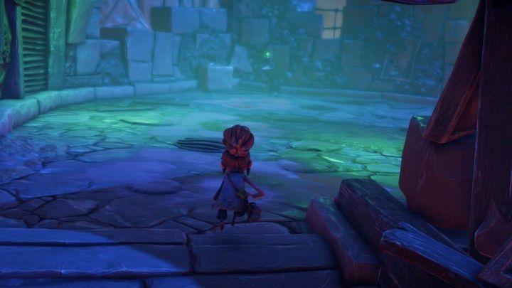 Zanieście go do Little Joe - to mężczyzna, który wcześniej wołał o pomoc, a który znajduje się w górnej części miasta, po odbiciu alejką w prawo na Scoundrels Alley - Lost in Random: A Reward to Die For (Two Towns) - solucja, opis przejścia - Lost in Random - poradnik do gry