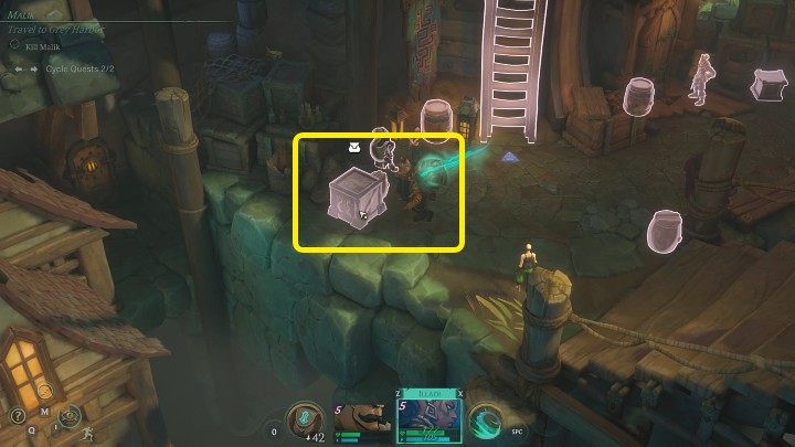 Zwiedzając mapy świata gry Ruined King: A League of Legends Story warto zajrzeć dosłownie wszędzie i korzystać z umiejętności skanowania otoczenia, aby podświetlić wszystkie interaktywne elementy otoczenia - Ruined King: Eksploracja - Ruined King - poradnik do gry