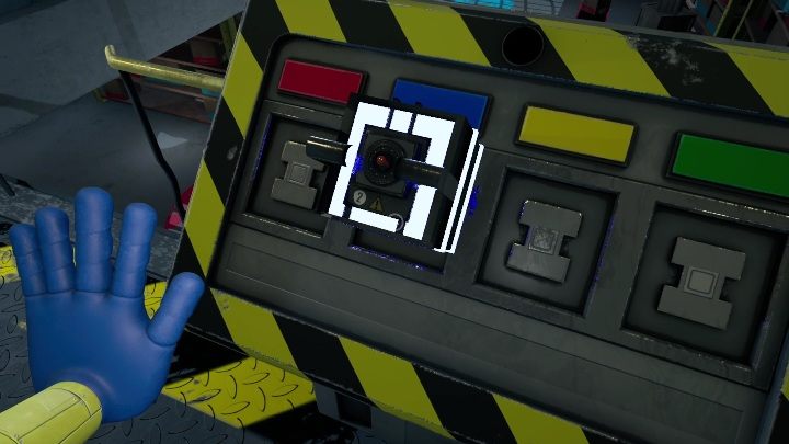 Pierwszy bezpiecznik (niebieski) znajdziecie zaraz obok panelu sterownia - Poppy Playtime: Czerwona dłoń - solucja, opis przejścia - Poppy Playtime - poradnik do gry