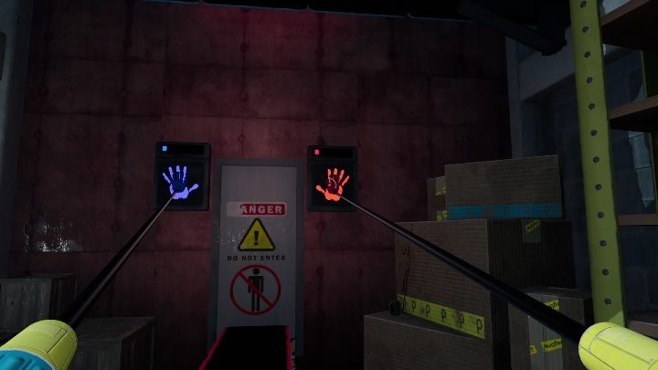 Czas pierwszy raz użyć dwóch dłoni i dostać się do kolejnej lokacji - Poppy Playtime: Czerwona dłoń - solucja, opis przejścia - Poppy Playtime - poradnik do gry