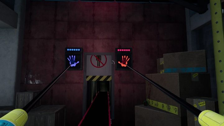 Czas pierwszy raz użyć dwóch dłoni i dostać się do kolejnej lokacji - Poppy Playtime: Taśmociąg - solucja, opis przejścia - Poppy Playtime - poradnik do gry