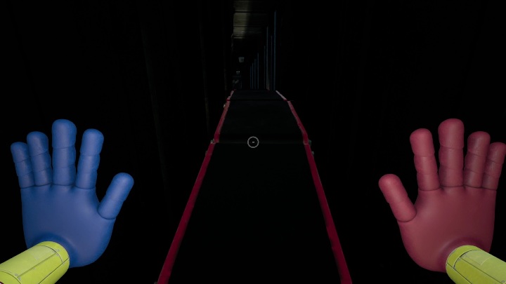 Po otwarciu drzwi nagle wpadniecie na kolejny taśmociąg - Poppy Playtime: Taśmociąg - solucja, opis przejścia - Poppy Playtime - poradnik do gry