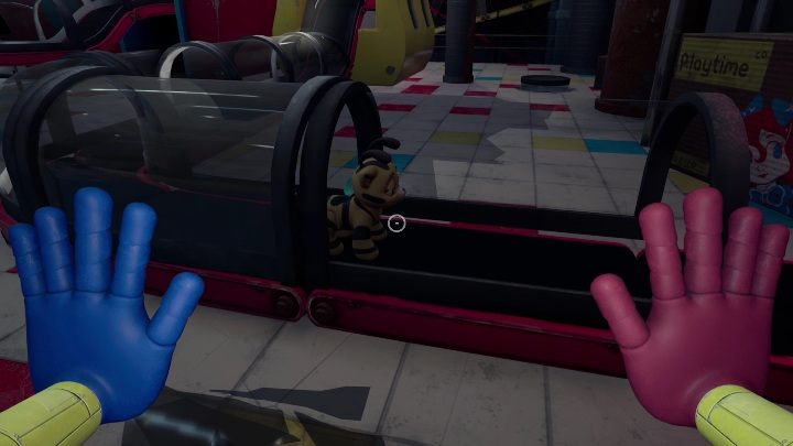 Tworzenie zabawki chwilę trwa, możecie w tym czasie pospacerować po fabryce - Poppy Playtime: Huggy Wuggy - solucja, opis przejścia - Poppy Playtime - poradnik do gry