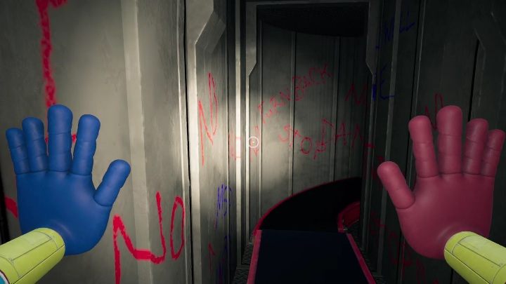 W szybie toczy się ucieczka przed potworem - Poppy Playtime: Huggy Wuggy - solucja, opis przejścia - Poppy Playtime - poradnik do gry