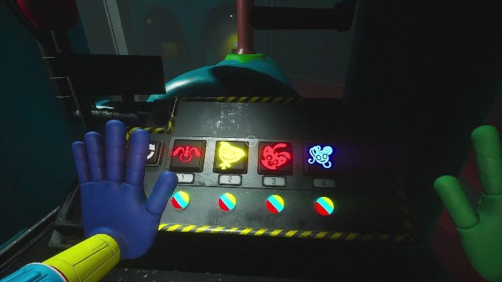 Aby pociąg ruszył musicie prawidłowo ułożyć ikony przeciwników, kolory i cyfry - Poppy Playtime: Pociąg - solucja, opis przejścia - Poppy Playtime - poradnik do gry