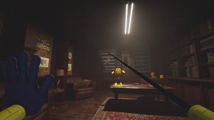 Kluczem otworzycie czerwone drzwi prowadzące do gabinetu - Poppy Playtime: Droga na stację - solucja, opis przejścia - Poppy Playtime - poradnik do gry