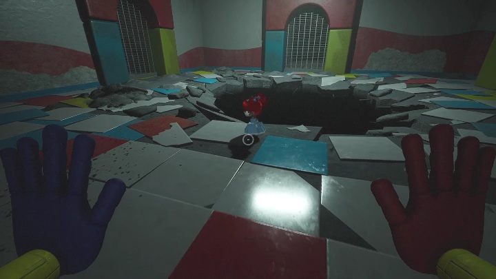 Idźcie dalej, aż dotrzecie do ogromnej szczeliny w ziemi - Poppy Playtime: Droga na stację - solucja, opis przejścia - Poppy Playtime - poradnik do gry