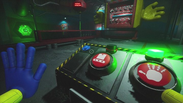 Na samym końcu zostaje Wam już naciśnięcie ostatniego przycisku i zebranie dłoni - Poppy Playtime: Zielona dłoń - solucja, opis przejścia - Poppy Playtime - poradnik do gry