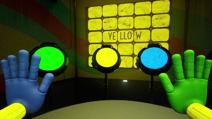 W pierwszej rundzie musicie naciskać przyciski w kolejności - Poppy Playtime: Musical Memory - solucja, opis przejścia - Poppy Playtime - poradnik do gry