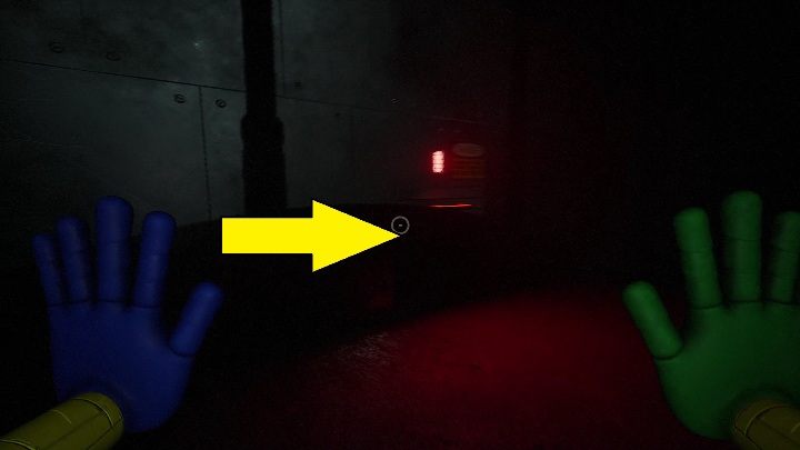 Po rozwiązaniu zagadki zbliżcie się do czerwonego punktu na ścianie - Poppy Playtime: Musical Memory - solucja, opis przejścia - Poppy Playtime - poradnik do gry