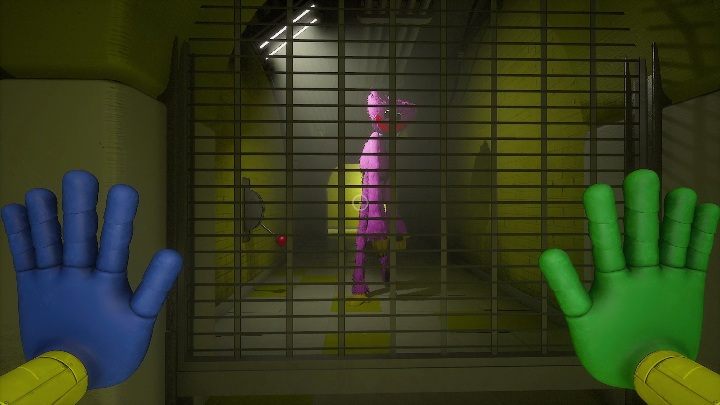 Po wejściu na górę zobaczycie żółty korytarz - Poppy Playtime: Statues - solucja, opis przejścia - Poppy Playtime - poradnik do gry