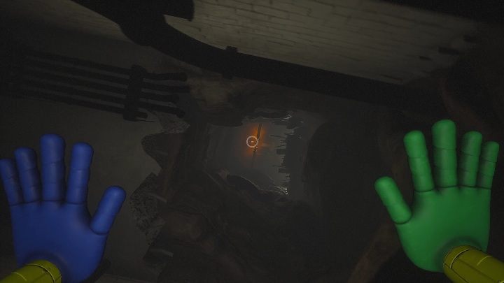 Po wskoczeniu na górę musicie poruszać się ziemnym tunelem - Poppy Playtime: Mommy Long Legs - solucja, opis przejścia - Poppy Playtime - poradnik do gry