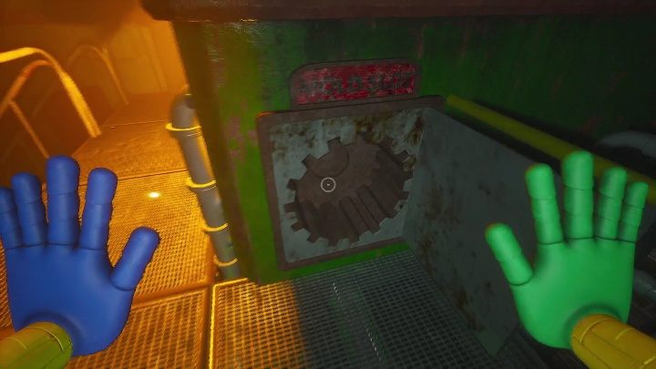 Następne zadanie, które musicie wykonać to znalezienie i umieszczenie we właściwym miejscu 2 części - Poppy Playtime: Mommy Long Legs - solucja, opis przejścia - Poppy Playtime - poradnik do gry