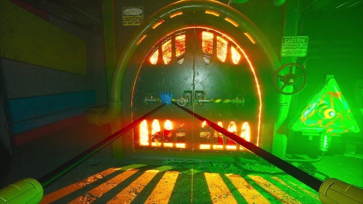 Do pieca możecie wejść po prostu otwierając drzwi - Poppy Playtime: Mommy Long Legs - solucja, opis przejścia - Poppy Playtime - poradnik do gry