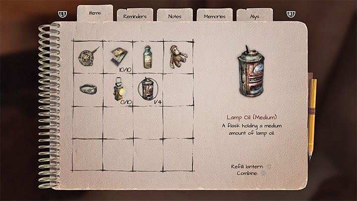 Od momentu pozyskania lampy naftowej możecie wyjmować ją z inwentarza wciskając odpowiedni przycisk - Amnesia Rebirth: Jak się poruszać w ciemności? - Amnesia Rebirth - poradnik do gry