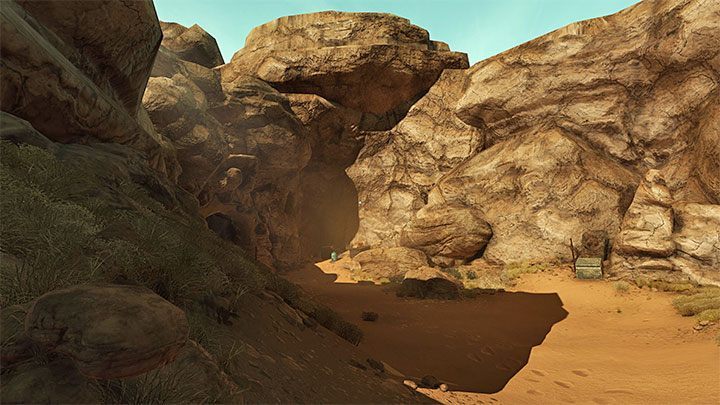 W pobliżu samolotu jest pokazana na obrazku 1 ścieżka prowadząca w stronę jaskiń - Amnesia Rebirth: The Cassandra - solucja, sekrety - Amnesia Rebirth - poradnik do gry