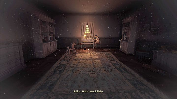 W drugiej części sceny podejdźcie z kolei do kolebki i obejrzyjcie nowe sceny - Amnesia Rebirth: The Dark World - solucja, sekrety - Amnesia Rebirth - poradnik do gry