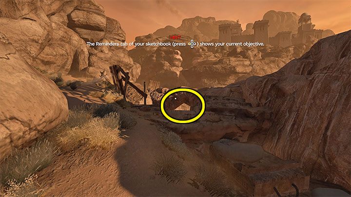 W trakcie przeprawy zainteresujcie się mijanym po drodze prawym obszarem - Amnesia Rebirth: The Desert Path - solucja, sekrety - Amnesia Rebirth - poradnik do gry