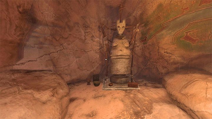 Dotrzecie docelowo do lokacji z zamkniętą bramką, ale zanim zajmiecie się rozwiązaniem tutejszej zagadki zbadajcie obszary po lewej stronie - Amnesia Rebirth: The Desert Path - solucja, sekrety - Amnesia Rebirth - poradnik do gry