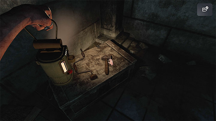 Przejdźcie przez dziurę w ścianie sąsiadującą z rusztowaniem - Amnesia Rebirth: The Portal Chamber (1 wizyta) - solucja, sekrety - Amnesia Rebirth - poradnik do gry