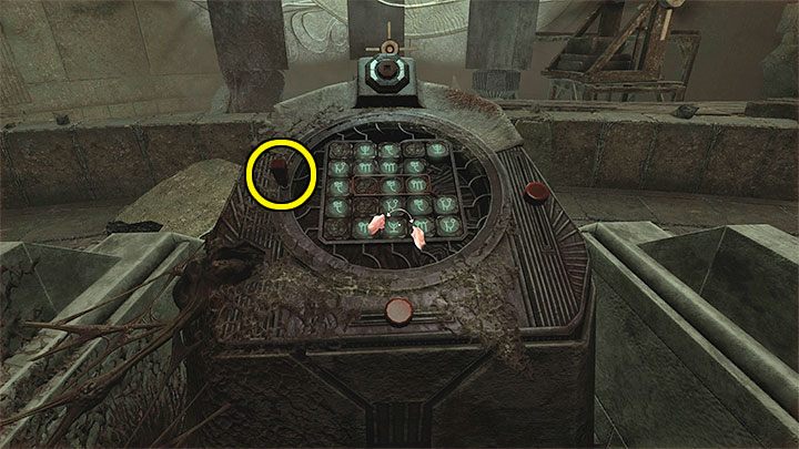 Przy konsoli trzeba wykonać dwie różne czynności - Amnesia Rebirth: The Chamber of Pillars - solucja, sekrety - Amnesia Rebirth - poradnik do gry