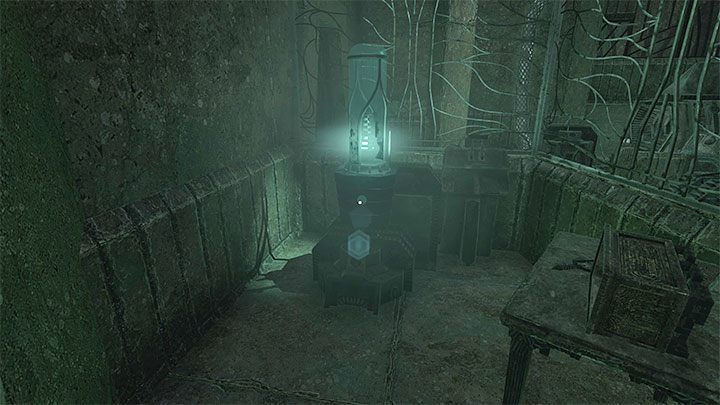 Po odzyskaniu kontroli nad główną bohaterką znajdziecie się z powrotem w sali z dużym urządzeniem - Amnesia Rebirth: The Hunting Grounds - solucja, sekrety - Amnesia Rebirth - poradnik do gry