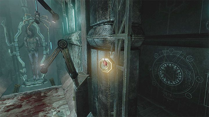 Po zainstalowaniu wszystkich komponentów wciśnijcie prawy przycisk, dzięki czemu osoba z klatki zostanie przygotowana do tortur - Amnesia Rebirth: The Laboratory - solucja, sekrety - Amnesia Rebirth - poradnik do gry