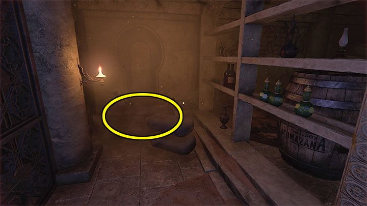 Niedaleko kuchni możecie znaleźć półki z różnego rodzaju butelkami - Amnesia Rebirth: The Fortress - solucja, sekrety - Amnesia Rebirth - poradnik do gry