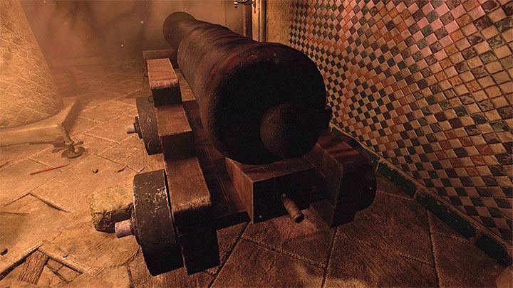 Możecie już ustawić się za armatą i rozpocząć jej przepychanie - Amnesia Rebirth: The Fortress - solucja, sekrety - Amnesia Rebirth - poradnik do gry