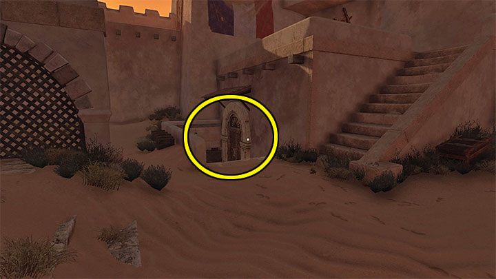 Wejście do arsenału znajduje się niedaleko czołgu i pokazuje je obrazek - Amnesia Rebirth: The Fortress - solucja, sekrety - Amnesia Rebirth - poradnik do gry