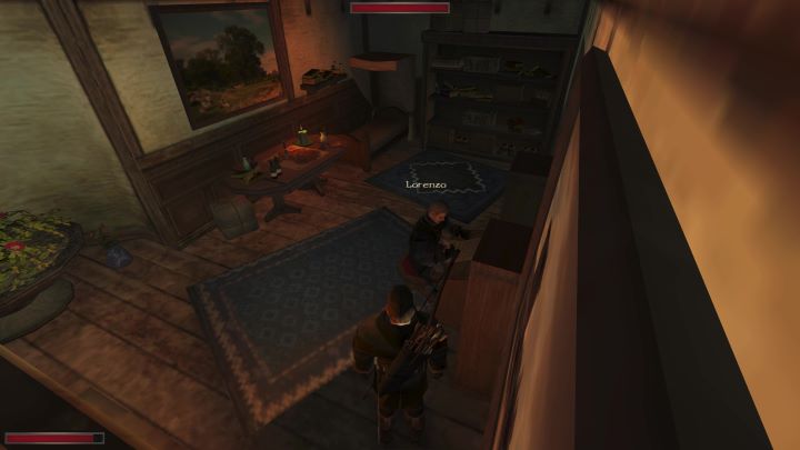 Mężczyzna powie Wam, że aby zostać członkiem jego organizacji musicie pomóc kilku jej partnerom w ich problemach - Kroniki Myrtany: Dołączenie do Gildii Kupieckiej - solucja, opis przejścia - Kroniki Myrtany - poradnik do gry