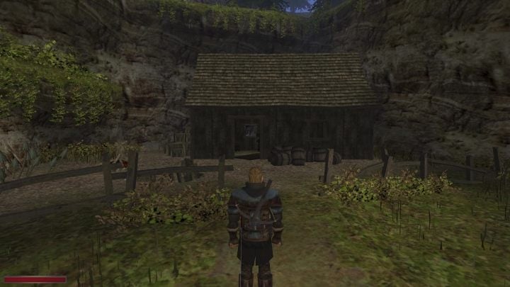 Na drodze pomiędzy Winnicą Valerio oraz obozem drwali jest samotna chatka - Kroniki Myrtany: Siekiernik - list gończy, gdzie jest, jak pokonać? - Kroniki Myrtany - poradnik do gry